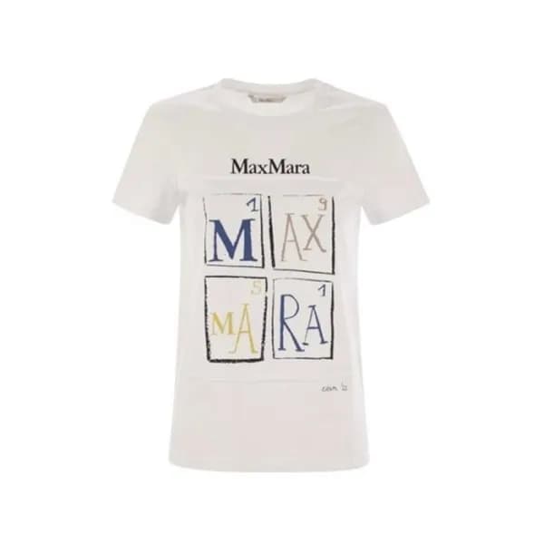 막스마라 여성 크루넥 반팔티 - Maxmara Womens Round Tshirt - ma… - 1