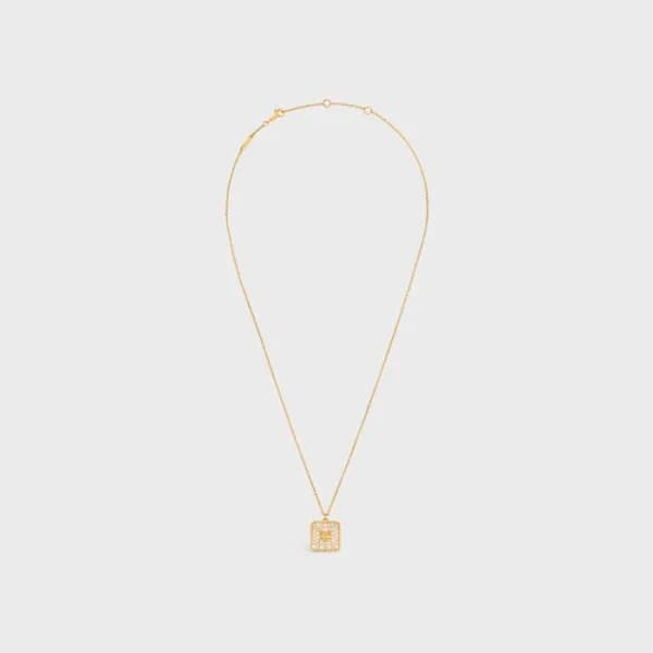 셀린느 여성 골드 목걸이 - Celine Womens Gold Necklace- acc43… - 1