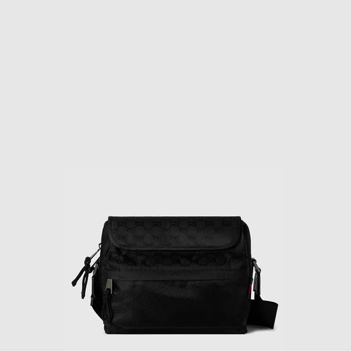 구찌 남성 GG 나일론 미디엄 크로스백 - Gucci Mens GG Nylon Medium… - 1