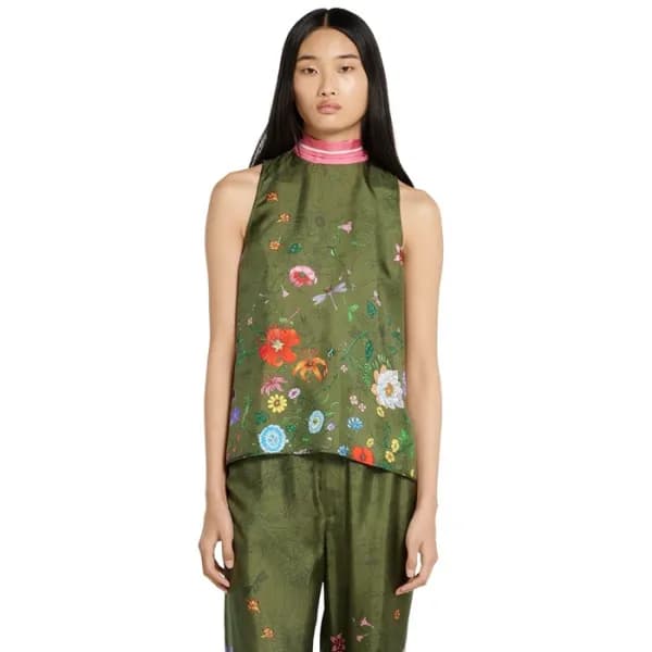 구찌 여성 라운드 나시 - Gucci Womens Sleeveless Tshirt - gu… - 1
