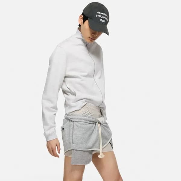 아크네 남성 집업 맨투맨 - Acne Mens Zip-up Tshirt - anc8330x - 1