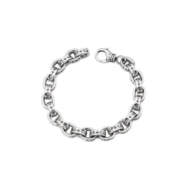 크롬하츠 남/녀 실버 팔찌 - Chrome Hearts Unisex Silver Bangl… - 1