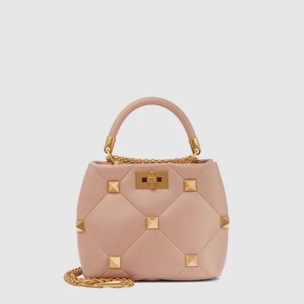 발렌티노 여성 로만 스터드 스몰 토트백 - Valentino Womens Roman Stu… - 1