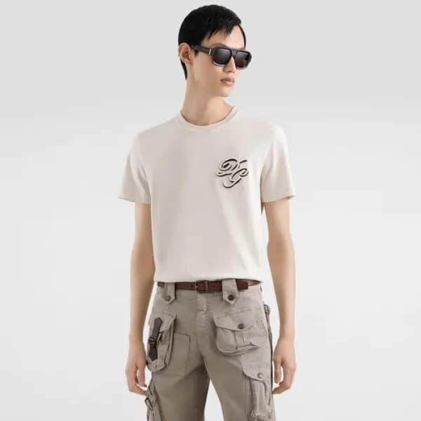 돌체앤가바나 남성 라운드 티셔츠 - Dolce&Gabbana Mens Round Tshir… - 1
