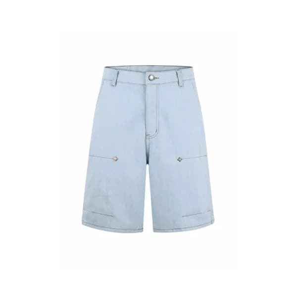 루이비통 남성 데님 쇼츠 - Louis vuitton Mens Denim Shorts - … - 1