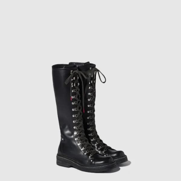 미우미우 여성 레이스 업 부츠 - Miumiu Womens Lace Up Boots - mis14851x - 1