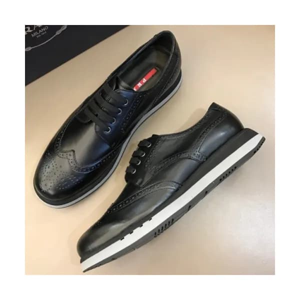 Prada 2018 Mens Leather Oxford/Sneakers - 프라다 남성 … - 1