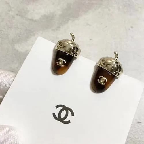 CHANEL Yellow Gold Earring - 샤넬 여성용 18k도금 옐로우 골… - 1