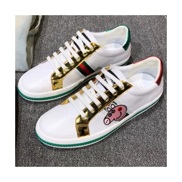 GUCCI 2018 MENS LEATHER SKEAKERS - 구찌 남성 레더 스니커즈 G… - 1