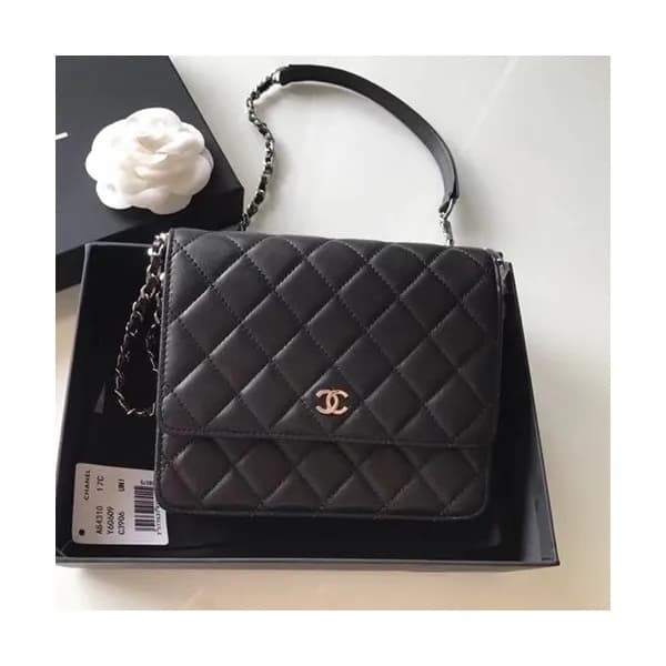 Chanel WOC Chain Cross Bag,17CM - 샤넬 WOC 체인 크로스백,C… - 1