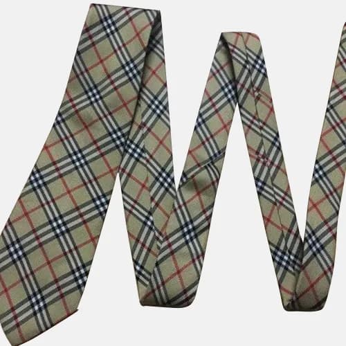 BURBERRY MENS NECKTIE BROWN - 버버리 남성용 넥타이 브라운 - 1