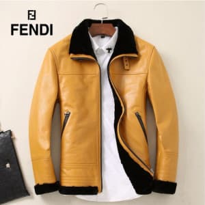 [미러급] Fendi 2018 Mens Leather Mink Jacnket- 펜디 남성 … - 1