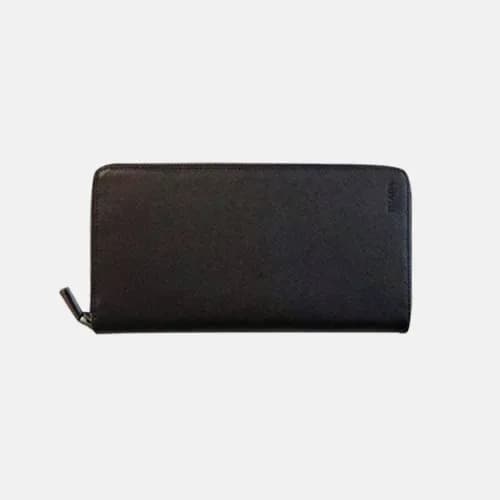 Prada 2018 Mens Saffiano Leather Zippy Long Purse … - 1