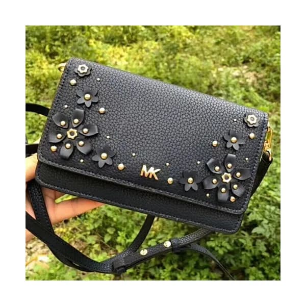 Michael Kors Leather Shoulder Cross Bag, 18CM - 마이… - 1