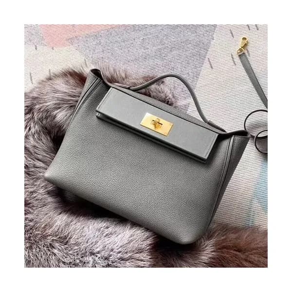 Hermes Kelly 2424 Togo Leather Tote Shoulder Bag ,… - 1
