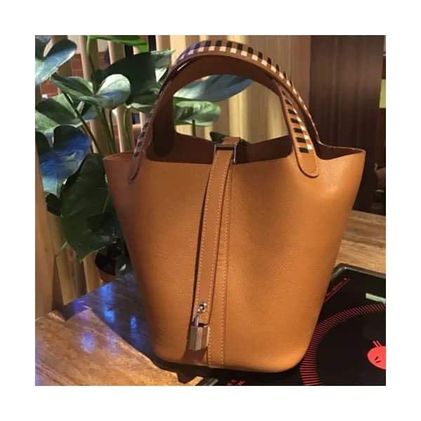 Hermes Picotin Lock Epsom Leather Tote Bag,18cm - … - 1