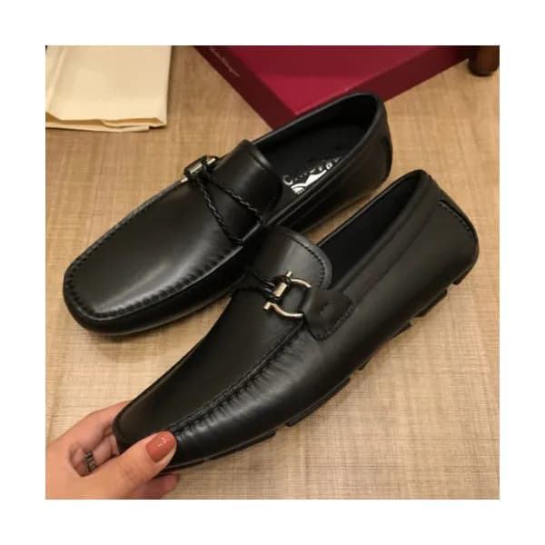 Ferragamo 2018 Mens Strap Leather Loafer - 페레가모 남성… - 1