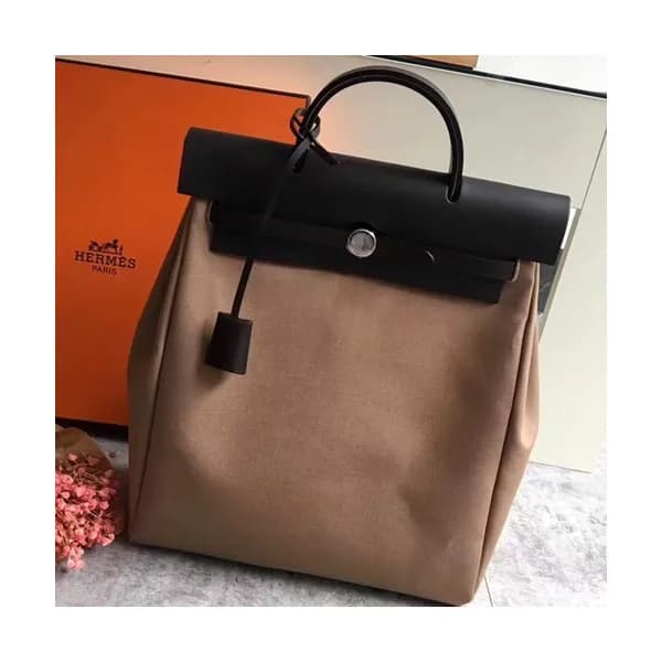 Hermes Herbag-A DOS Canvas Back Pack ,35cm - 에르메스 … - 1