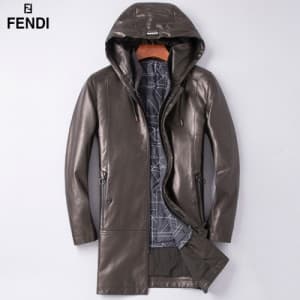[미러급] FendiI 2018 Mens Leather Coat - 펜디 남성 레더 코트 … - 1