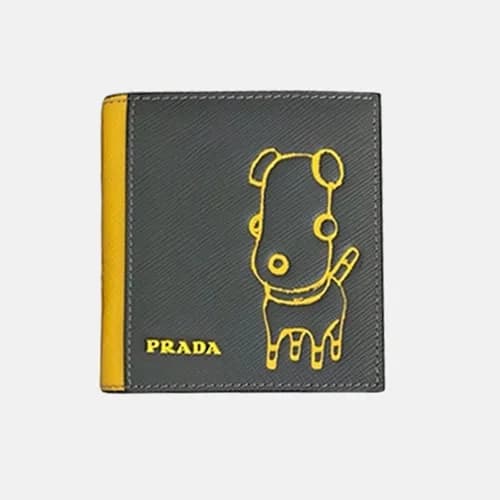 [매장판] Prada 2019 Mens Saffiano Malia Leather Biffo… - 1