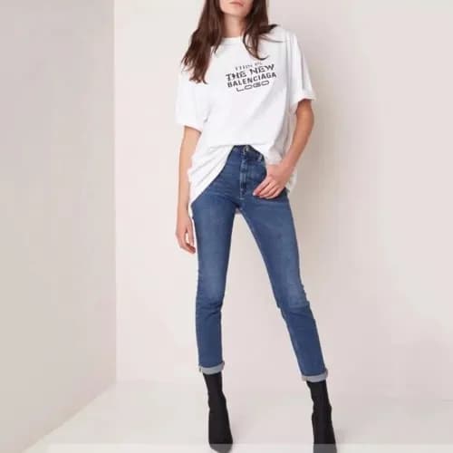 Balenciaga 2019 Mm/Wm New Out Crew - neck Cotton … - 1
