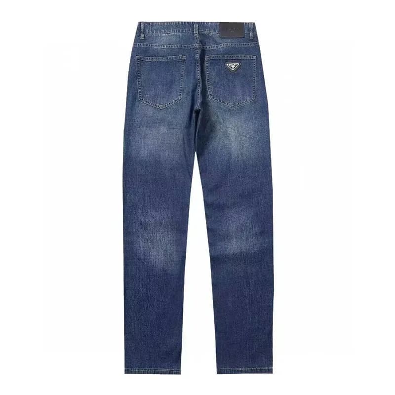 Prada 2022 Mens Logo Denim Pants - 프라다 남성 데님 팬츠 P… - 1