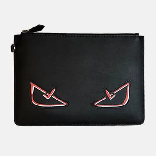 Fendi Leather Clutch Bag ,30CM - 펜디 레더 남성용 클러치백 FE… - 1