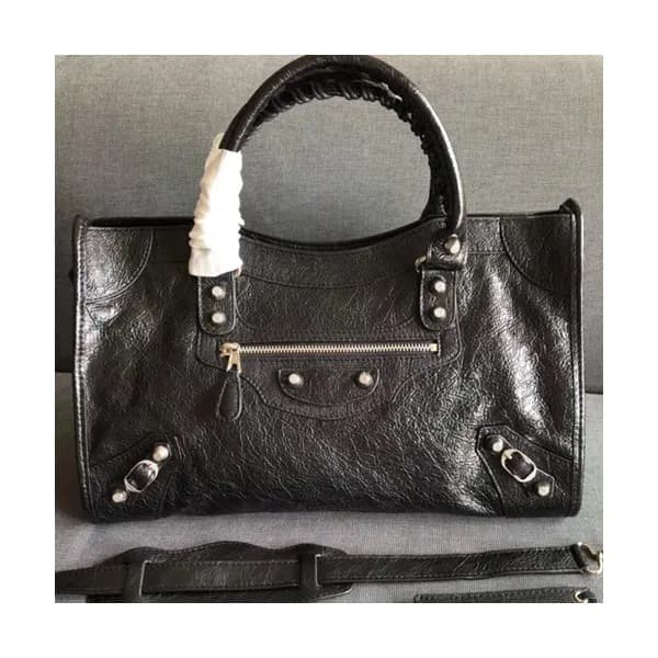 Balenciaga 2019 Classic City Leather Tote Shoulder… - 1