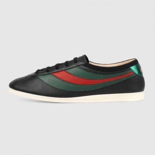 Gucci 2018 Sweide Web Leather Sneakers - 구찌 스웨이드 웹… - 1