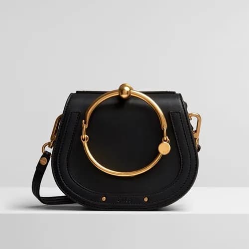 Chole 2019 Nile Small Leather Shoulder Bag, 19.5cm… - 1