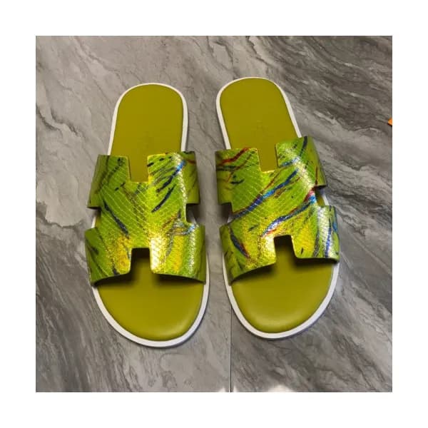 Hermes 2019 Mens Classic Oasis Leather Sandal - 에르… - 1