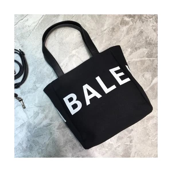 Balenciaga 2019 Canvas Tote Shoulder Shopper Bag,2… - 1