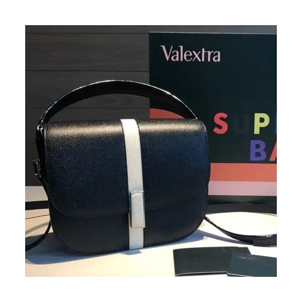 Valextra 2019 Epsom Leather Tote Shoulder Bag,20CM… - 1