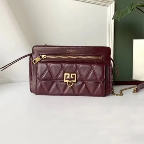Givenchy 2019 Pocket Leather Shoulder Bag,22CM - 지… - 1