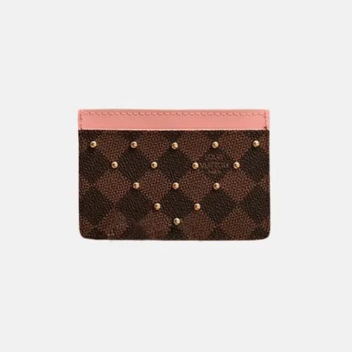 Louis Vuitton 2019 Damier Ebene Cavas Card Holder … - 1