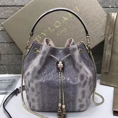 Bvlgari 2019 Bucket Tote Shoulder Bag,20CM - 불가리 2… - 1