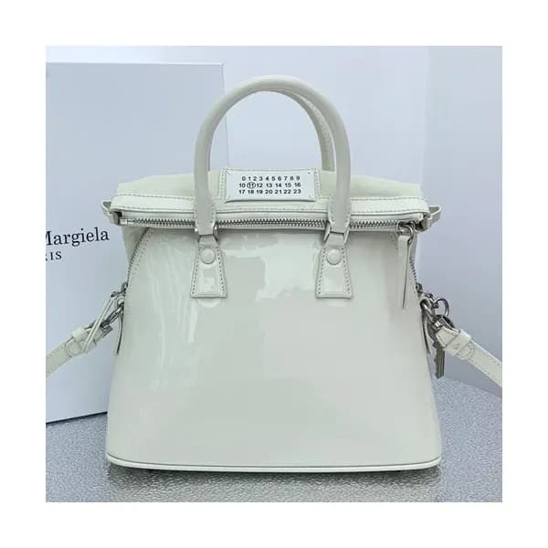 Maison Margiela 2019 5AC Leather Tote Shoulder Bag… - 1