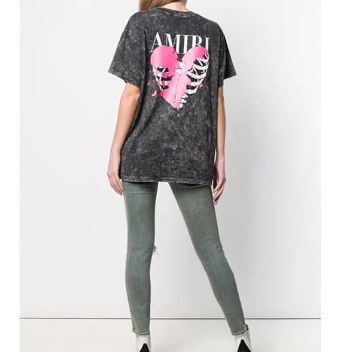 Amiri 2019 Mens Lost Boys Printing Cotton Short Sl… - 1