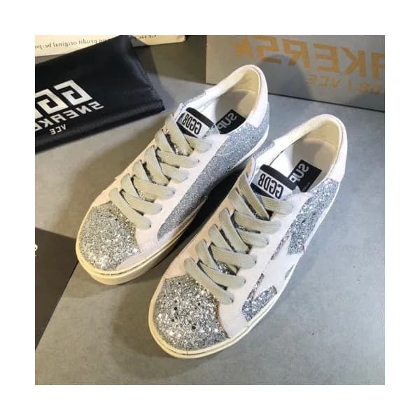 Golden Goose 2019 Deluxe Brand Superstar Snake Sil… - 1