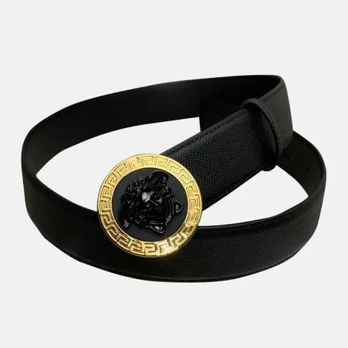 Versace 2019 Mens Leather Belt - 베르사체 2019 남성용 레더… - 1