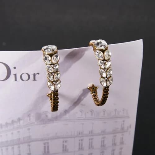 DIOR Vintage Earring -디올 빈티지 이어링 DIO0008.(옐로우 골드) - 1