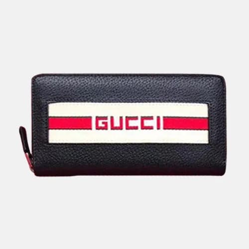 Gucci 2019 Stripe Leather Zip Wallet 459138 - 구찌 … - 1