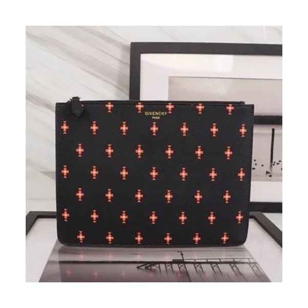 Givenchy 2019 Leather Clutch Bag,30cm - 지방시 2019 레… - 1