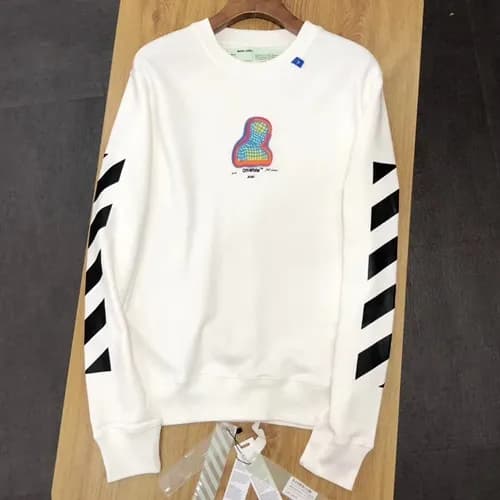 Off-white 2019 Mm/Wm Logo Wolf Cotton Hood Tee - 오… - 1