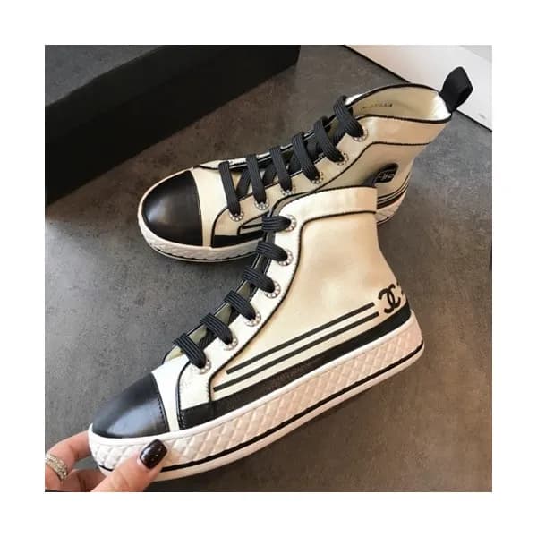 Chanel 2019 Mm / Wm Canvas Sneakers - 샤넬 2019 남여공용… - 1