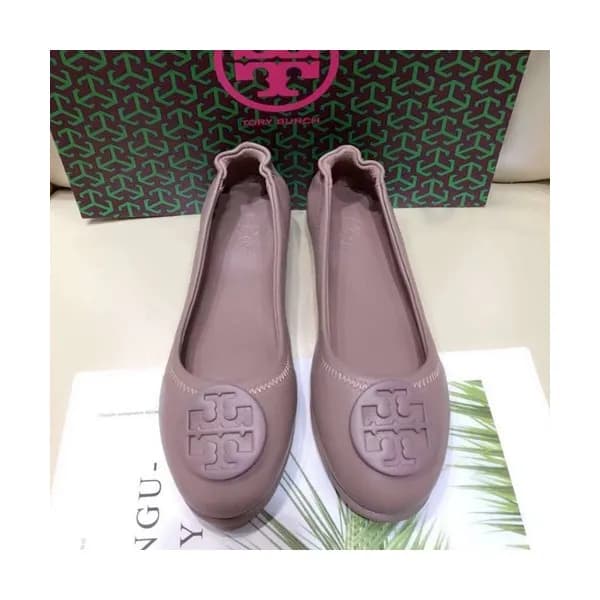 Tory Burch 2019 Ladies Initial Logo Leather Balle… - 1