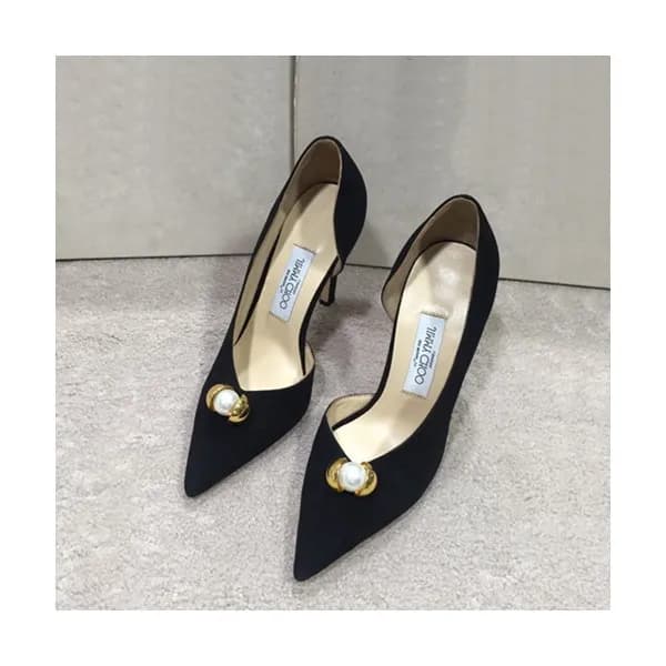 Jimmy Choo 2019 Ladies Suede High Heel - 지미츄 2019 … - 1