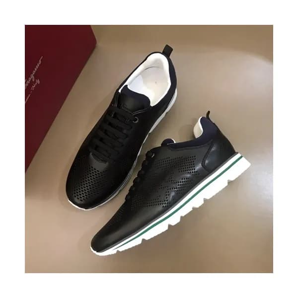 Ferragamo 2019 Mens Leather Running Shoes - 페라가모 2… - 1