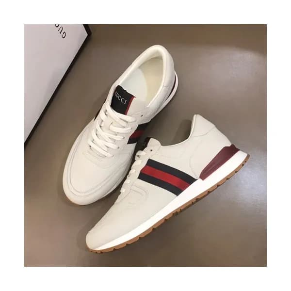 Gucci 2019 Mens Leather Sneakers - 구찌 2019 남성용 레더 … - 1