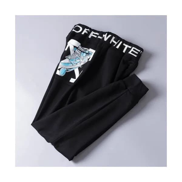 Off-White 2019 Mens Logo Cotton Trainning Pants - … - 1